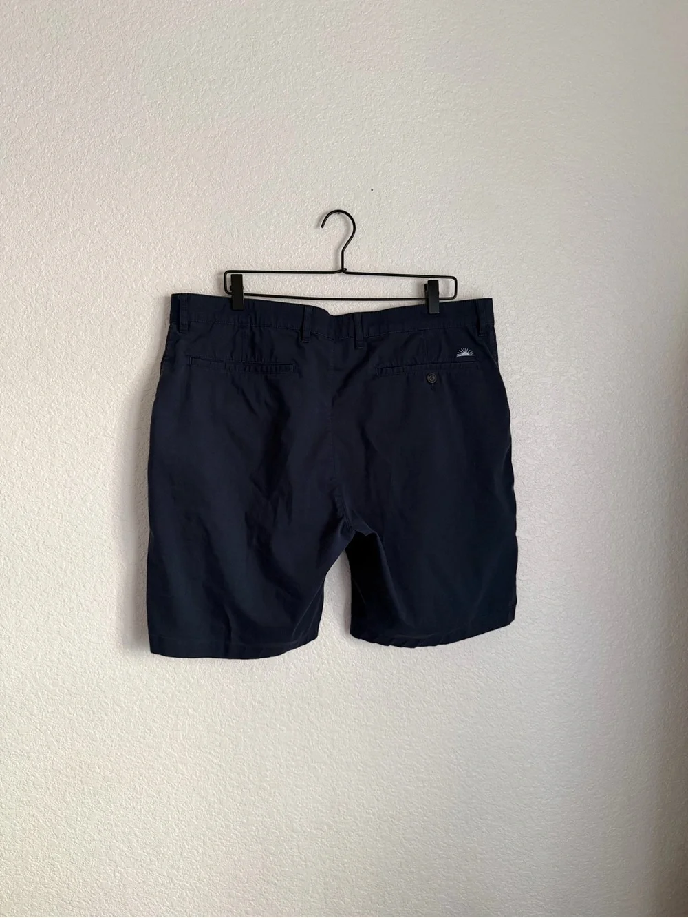 Faherty Men’s Movement 9” Chino Shorts 38 Navy Blue